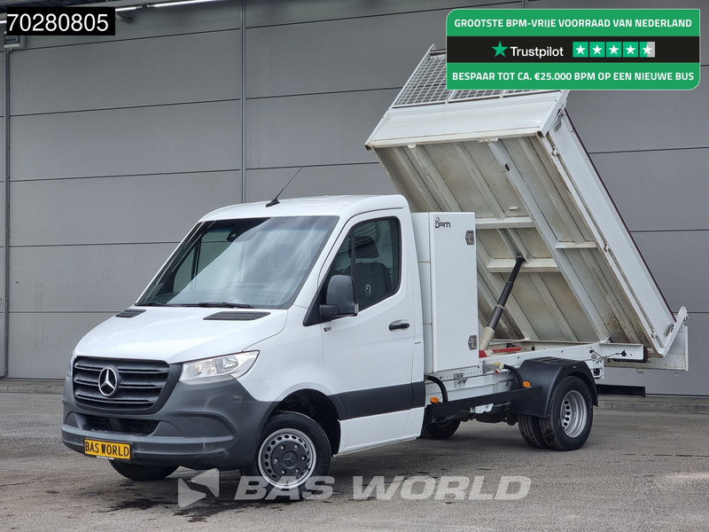 Mercedes-Benz Sprinter 514 CDI Kipper met Kist Dubbel Cabine Dubbellucht 3,5t Trekhaak Airco Cruise Euro6 Tipper Benne Kieper 1m3 Airco Trekhaak Cruise - Бус самосвал: снимка 1 Mercedes-Benz Sprinter 514 CDI Kipper met Kist Dubbel Cabine Dubbellucht 3,5t Trekhaak Airco Cruise Euro6 Tipper Benne Kieper 1m3 Airco Trekhaak Cruise - Бус самосвал: снимка 1