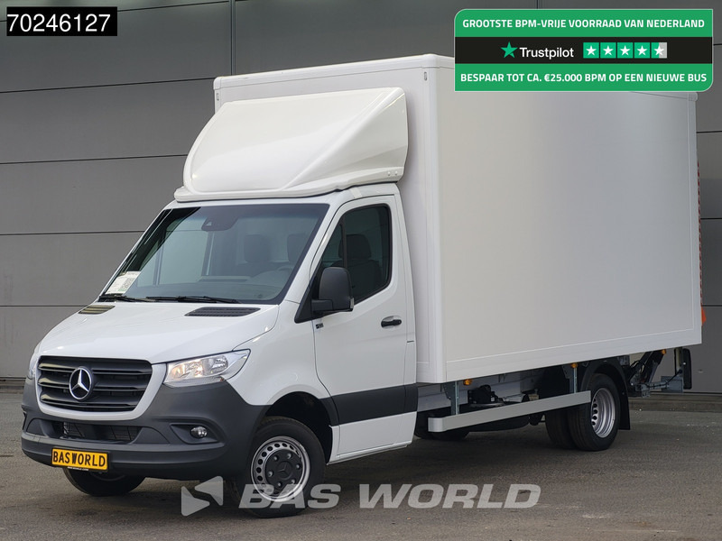 Mercedes-Benz Sprinter 515 CDI Automaat 1000kg Laadklep Zijdeur Dubbellucht Bakwagen MBUX Airco Cruise CarPlay D'Hollandia Euro6 Koffer Meubelbak 21m3 - Лекотоварен автомобил фургон: снимка 1 Mercedes-Benz Sprinter 515 CDI Automaat 1000kg Laadklep Zijdeur Dubbellucht Bakwagen MBUX Airco Cruise CarPlay D'Hollandia Euro6 Koffer Meubelbak 21m3 - Лекотоварен автомобил фургон: снимка 1