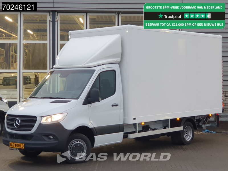 Mercedes-Benz Sprinter 515 CDI Automaat 1000kg Laadklep Zijdeur Dubbellucht Bakwagen MBUX Airco Cruise CarPlay D'Hollandia Euro6 Koffer Meubelbak 21m3 - Лекотоварен автомобил фургон: снимка 1 Mercedes-Benz Sprinter 515 CDI Automaat 1000kg Laadklep Zijdeur Dubbellucht Bakwagen MBUX Airco Cruise CarPlay D'Hollandia Euro6 Koffer Meubelbak 21m3 - Лекотоварен автомобил фургон: снимка 1
