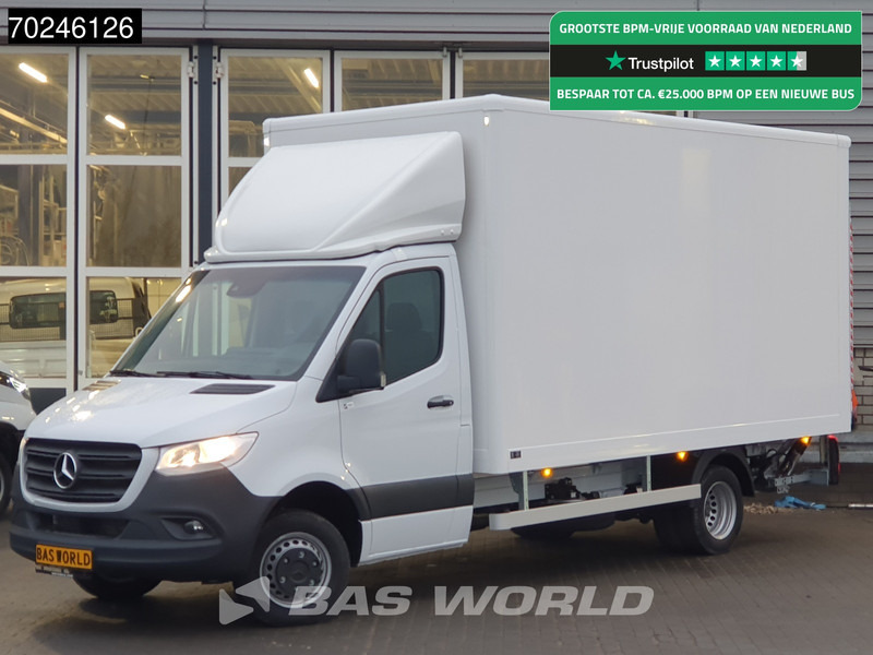 Mercedes-Benz Sprinter 515 CDI Automaat 1000kg Laadklep Zijdeur Dubbellucht Bakwagen MBUX Airco Cruise MBUX Koffer Meubelbak 21m3 Airco Cruise control - Лекотоварен автомобил фургон: снимка 1 Mercedes-Benz Sprinter 515 CDI Automaat 1000kg Laadklep Zijdeur Dubbellucht Bakwagen MBUX Airco Cruise MBUX Koffer Meubelbak 21m3 Airco Cruise control - Лекотоварен автомобил фургон: снимка 1
