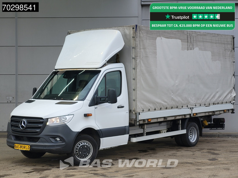 Mercedes-Benz Sprinter 519 CDI 3.0L V6 Automaat 484cm Dubbellucht Huif Bakwagen 190PK Airco Cruise Euro6 Meubelbak Koffer Airco - Брезентов бус: снимка 1 Mercedes-Benz Sprinter 519 CDI 3.0L V6 Automaat 484cm Dubbellucht Huif Bakwagen 190PK Airco Cruise Euro6 Meubelbak Koffer Airco - Брезентов бус: снимка 1