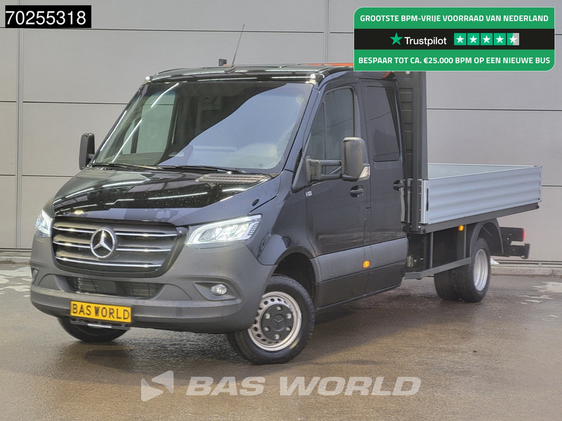 Mercedes-Benz Sprinter 519 CDI Automaat Open Laadbak Dubbel Cabine 3.5t trekhaak LED Navi Camera ACC Pickup Pritsche Airco Dubbel cabine Trekhaak Cruis - Бордови бус: снимка 1 Mercedes-Benz Sprinter 519 CDI Automaat Open Laadbak Dubbel Cabine 3.5t trekhaak LED Navi Camera ACC Pickup Pritsche Airco Dubbel cabine Trekhaak Cruis - Бордови бус: снимка 1