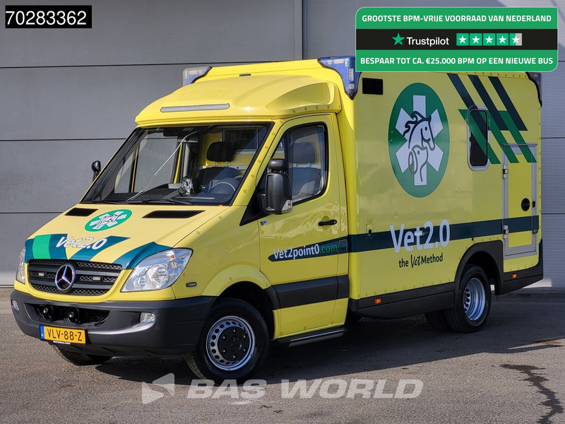 Mercedes-Benz Sprinter 519 CDI MARGE! 3.0L V6 Automaat 190PK Ambulance Trekhaak Airco Cruise APK 02-2026 Euro6 Rettungswagen Krankenwagen 13m3 Airco Tr - Линейка: снимка 1 Mercedes-Benz Sprinter 519 CDI MARGE! 3.0L V6 Automaat 190PK Ambulance Trekhaak Airco Cruise APK 02-2026 Euro6 Rettungswagen Krankenwagen 13m3 Airco Tr - Линейка: снимка 1