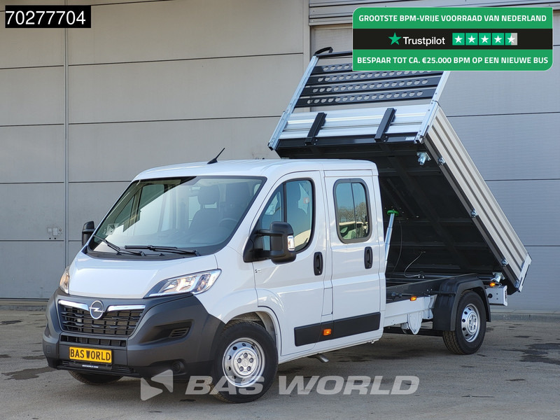 Opel Movano 140PK 3 zijdige Kipper Dubbel Cabine Airco Cruise Tipper Benne Kieper Airco Dubbel cabine Cruise control - Бус самосвал: снимка 1 Opel Movano 140PK 3 zijdige Kipper Dubbel Cabine Airco Cruise Tipper Benne Kieper Airco Dubbel cabine Cruise control - Бус самосвал: снимка 1