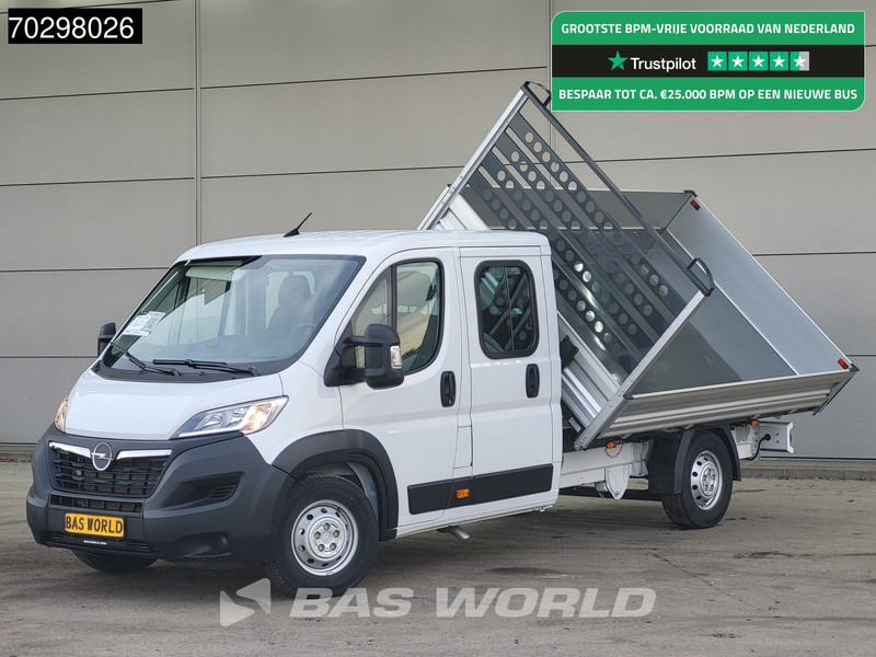 Opel Movano 140PK Driezijdige Kipper Dubbel Cabine Airco Cruise Euro6 Tipper Benne Kieper Dreiseitenkipper Airco Cruise control - Бус самосвал: снимка 1 Opel Movano 140PK Driezijdige Kipper Dubbel Cabine Airco Cruise Euro6 Tipper Benne Kieper Dreiseitenkipper Airco Cruise control - Бус самосвал: снимка 1