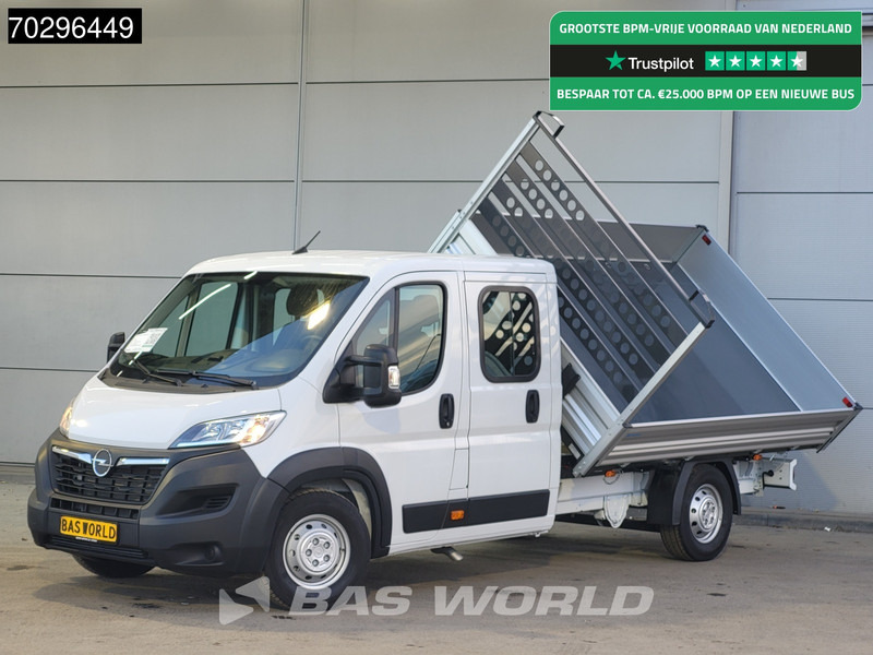 Opel Movano 140PK Driezijdige Kipper Dubbel Cabine Airco Cruise Euro6 Tipper Benne Kieper Dreiseitenkipper Airco Cruise control - Бус самосвал: снимка 1 Opel Movano 140PK Driezijdige Kipper Dubbel Cabine Airco Cruise Euro6 Tipper Benne Kieper Dreiseitenkipper Airco Cruise control - Бус самосвал: снимка 1
