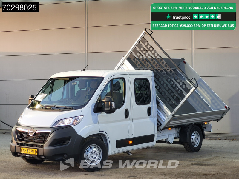 Opel Movano 140PK Driezijdige Kipper Dubbel Cabine Airco Cruise Euro6 Tipper Benne Kieper Dreiseitenkipper Airco Cruise control - Бус самосвал: снимка 1 Opel Movano 140PK Driezijdige Kipper Dubbel Cabine Airco Cruise Euro6 Tipper Benne Kieper Dreiseitenkipper Airco Cruise control - Бус самосвал: снимка 1