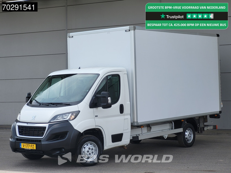 Peugeot Boxer 130PK Bakwagen Laadklep Dhollandia Lat om lat Airco Koffer Meubelbak 20m3 Airco - Лекотоварен автомобил фургон: снимка 1 Peugeot Boxer 130PK Bakwagen Laadklep Dhollandia Lat om lat Airco Koffer Meubelbak 20m3 Airco - Лекотоварен автомобил фургон: снимка 1