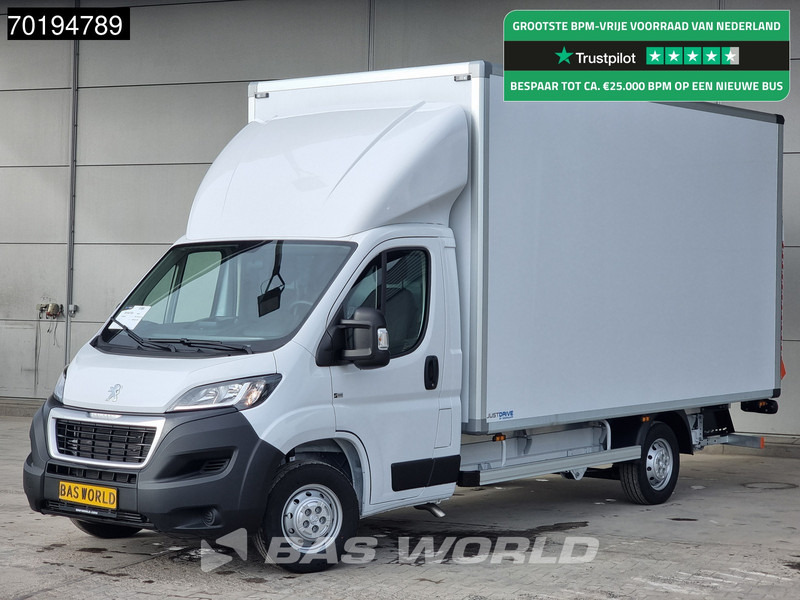 Peugeot Boxer 165PK Bakwagen Laadklep Zijdeur Lat om lat Airco Bluetooth Radio Meubelbak Koffer Gesloten laadbak 21m3 Airco Cruise control - Лекотоварен автомобил фургон: снимка 1 Peugeot Boxer 165PK Bakwagen Laadklep Zijdeur Lat om lat Airco Bluetooth Radio Meubelbak Koffer Gesloten laadbak 21m3 Airco Cruise control - Лекотоварен автомобил фургон: снимка 1