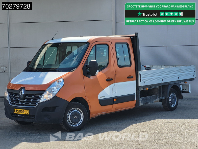Renault Master 125PK Open Laadbak Dubbel Cabine Navi Pritsche Pickup Open Box - Бордови бус: снимка 1 Renault Master 125PK Open Laadbak Dubbel Cabine Navi Pritsche Pickup Open Box - Бордови бус: снимка 1