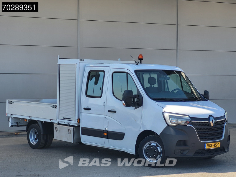 Renault Master 145PK Open Laadbak Dubbellucht 3,5t Trekhaak DC Dubbel Cabine Airco Cruise Euro6 Pritsche Pickup Open Box Airco Trekhaak Cruise contro - Бордови бус: снимка 3 Renault Master 145PK Open Laadbak Dubbellucht 3,5t Trekhaak DC Dubbel Cabine Airco Cruise Euro6 Pritsche Pickup Open Box Airco Trekhaak Cruise contro - Бордови бус: снимка 3