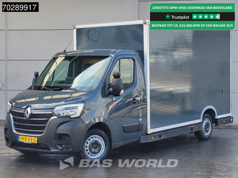 Renault Master 150PK Bakwagen Luchtvering Airco Cruise Meubelbak Plancher Verkoopwagen Foodtruck Paardenwagen 18m3 Airco Cruise control - Лекотоварен автомобил фургон: снимка 1 Renault Master 150PK Bakwagen Luchtvering Airco Cruise Meubelbak Plancher Verkoopwagen Foodtruck Paardenwagen 18m3 Airco Cruise control - Лекотоварен автомобил фургон: снимка 1