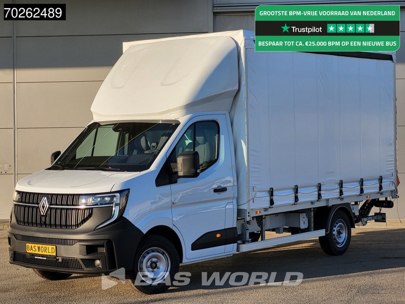 Renault Master 170pk 2025model BPM vrij!! Laadklep Schuifzeil Carplay LED Airco Cruise Bakwagen Meubelbak Zeilenwagen Schuifzeilen Plane Airco Cruise - Брезентов бус: снимка 1 Renault Master 170pk 2025model BPM vrij!! Laadklep Schuifzeil Carplay LED Airco Cruise Bakwagen Meubelbak Zeilenwagen Schuifzeilen Plane Airco Cruise - Брезентов бус: снимка 1