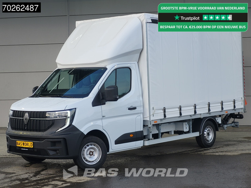 Renault Master 170pk Schuifzeilen met Laadklep 2025 Model LED Carplay Airco Cruise Schuifzeil Zeilen Koffer Meubelbak 21m3 Airco Cruise control - Брезентов бус: снимка 1 Renault Master 170pk Schuifzeilen met Laadklep 2025 Model LED Carplay Airco Cruise Schuifzeil Zeilen Koffer Meubelbak 21m3 Airco Cruise control - Брезентов бус: снимка 1