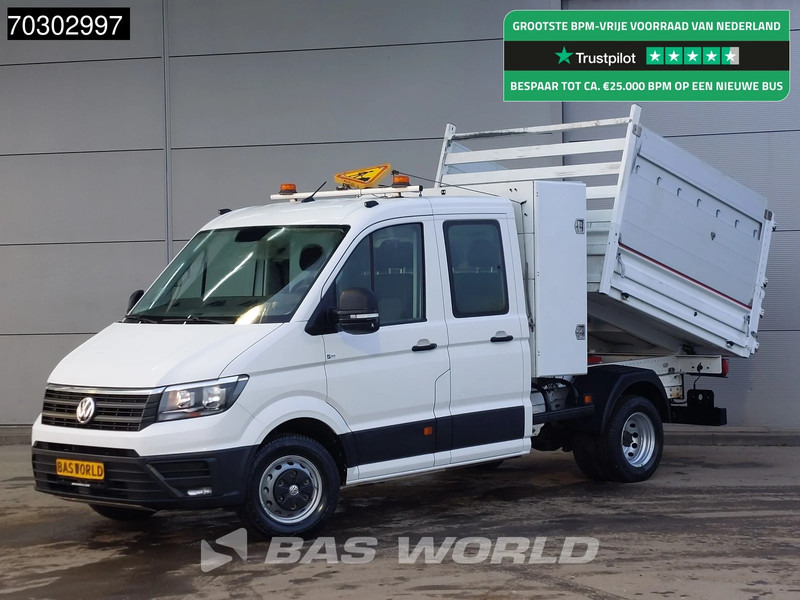 Volkswagen Crafter 177pk Automaat Kipper Dubbellucht 3,5t Trekhaak Navi Airco Cruise Camera Euro6 Tipper Benne Kieper Airco Trekhaak Cruise control - Бус самосвал: снимка 1 Volkswagen Crafter 177pk Automaat Kipper Dubbellucht 3,5t Trekhaak Navi Airco Cruise Camera Euro6 Tipper Benne Kieper Airco Trekhaak Cruise control - Бус самосвал: снимка 1