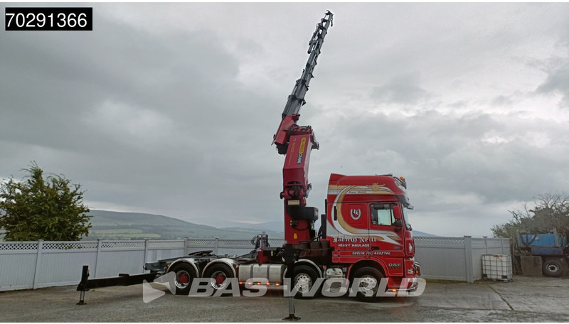 DAF XF105.510 XF 8X4 Palfinger PK150.002 9x Extensions Winch Big-Axle Euro 5 Kran Crane - Бордови камион, Камион с кран: снимка 3 DAF XF105.510 XF 8X4 Palfinger PK150.002 9x Extensions Winch Big-Axle Euro 5 Kran Crane - Бордови камион, Камион с кран: снимка 3