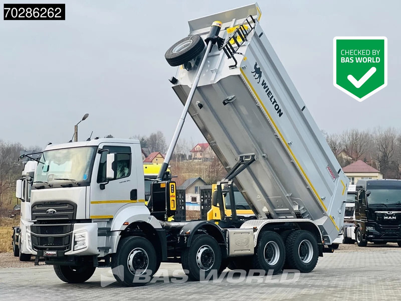 Ford F-Line 4145 8X4 NEW! 18m3 Wielton Tipper Steelsuspension Automatic Navi Euro 6 - Самосвал камион: снимка 1 Ford F-Line 4145 8X4 NEW! 18m3 Wielton Tipper Steelsuspension Automatic Navi Euro 6 - Самосвал камион: снимка 1