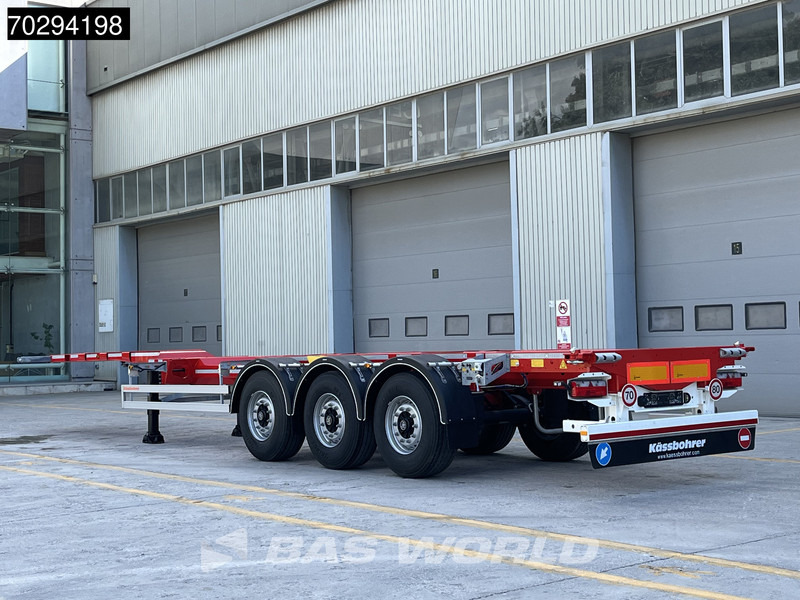 Kässbohrer 3 axles 40 ft 45 ft - Контейнеровоз/ Сменна каросерия полуремарке: снимка 3 Kässbohrer 3 axles 40 ft 45 ft - Контейнеровоз/ Сменна каросерия полуремарке: снимка 3