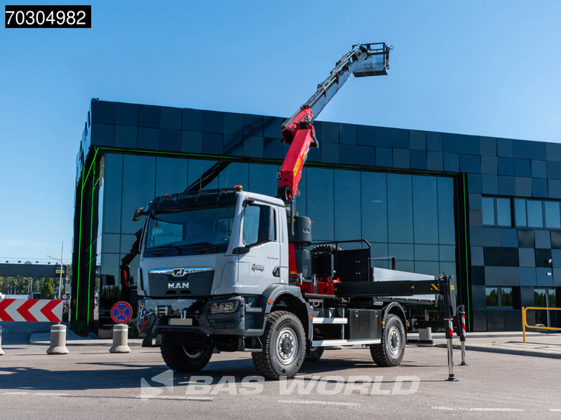 MAN TGM 18.320 4X4 NEW 4x4 Palfinger PK 27002-SH D Crane manbasket Steelsuspension - Бордови камион, Камион с кран: снимка 3 MAN TGM 18.320 4X4 NEW 4x4 Palfinger PK 27002-SH D Crane manbasket Steelsuspension - Бордови камион, Камион с кран: снимка 3