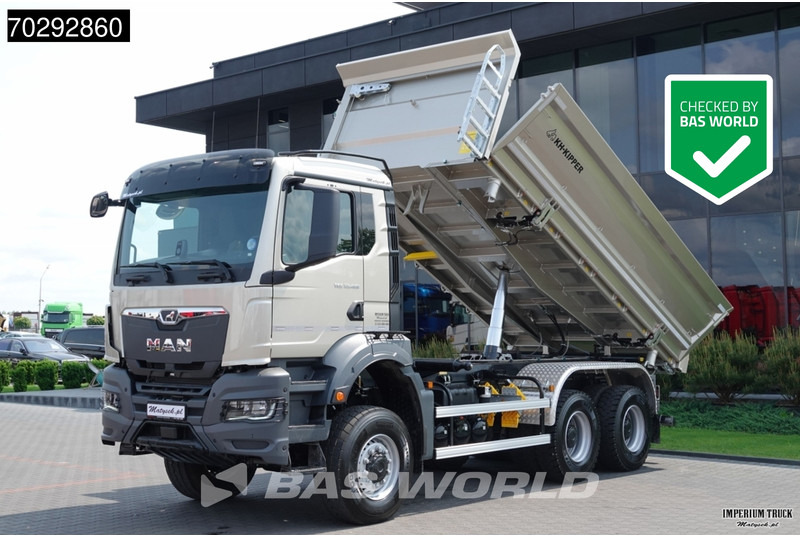 MAN TGS 33.480 TGS 6X6 6x6 3-Way Kipper Big-Axle Euro 6 - Самосвал камион: снимка 1 MAN TGS 33.480 TGS 6X6 6x6 3-Way Kipper Big-Axle Euro 6 - Самосвал камион: снимка 1