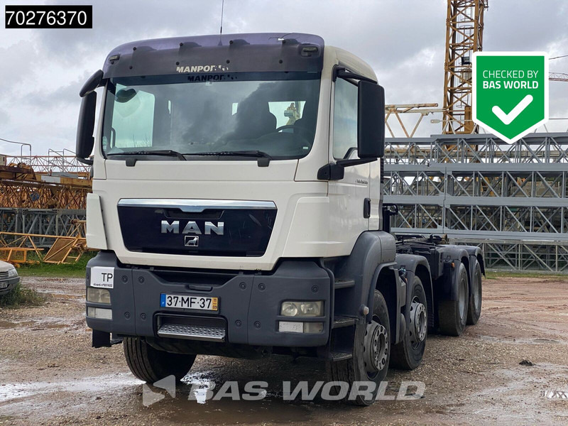MAN TGS 35.400 8X4 Manual Retarder Big-Axle Steelsuspension Euro 5 - Мултилифт с кука камион: снимка 1 MAN TGS 35.400 8X4 Manual Retarder Big-Axle Steelsuspension Euro 5 - Мултилифт с кука камион: снимка 1