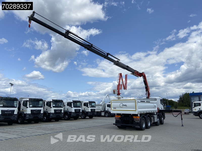 MAN TGS 35.440 8X4 NEW! Fassi F275.026 Kran Crane 13m3 3-Sided Tipper Big-Axle Euro 6 - Самосвал камион, Камион с кран: снимка 5 MAN TGS 35.440 8X4 NEW! Fassi F275.026 Kran Crane 13m3 3-Sided Tipper Big-Axle Euro 6 - Самосвал камион, Камион с кран: снимка 5