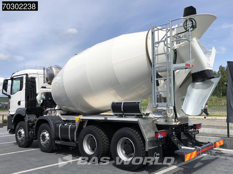 MAN TGS 41.400 8X4 10m3 FML mixer Steelsuspension Manual Airco EURO 2 - Бетоновоз: снимка 2 MAN TGS 41.400 8X4 10m3 FML mixer Steelsuspension Manual Airco EURO 2 - Бетоновоз: снимка 2