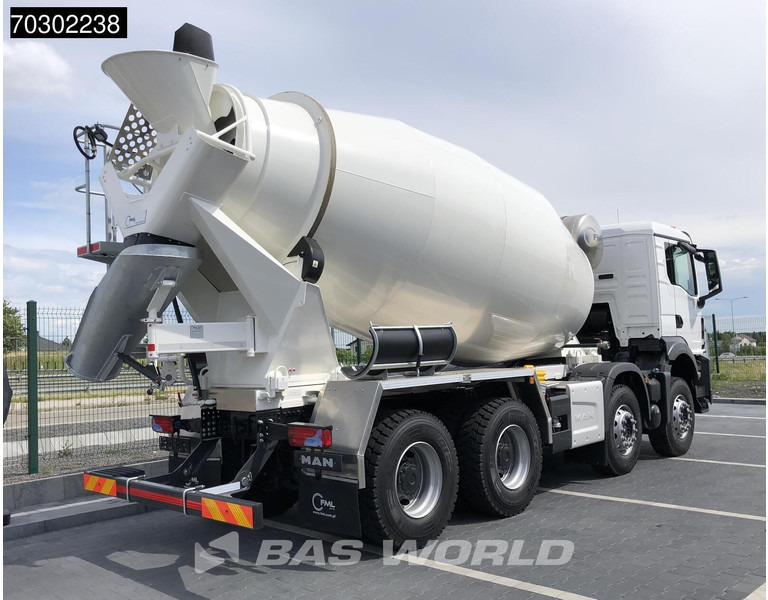 MAN TGS 41.400 8X4 10m3 FML mixer Steelsuspension Manual Airco EURO 2 - Бетоновоз: снимка 5 MAN TGS 41.400 8X4 10m3 FML mixer Steelsuspension Manual Airco EURO 2 - Бетоновоз: снимка 5