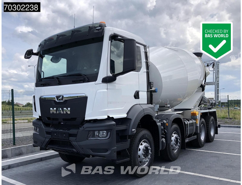 MAN TGS 41.400 8X4 10m3 FML mixer Steelsuspension Manual Airco EURO 2 - Бетоновоз: снимка 1 MAN TGS 41.400 8X4 10m3 FML mixer Steelsuspension Manual Airco EURO 2 - Бетоновоз: снимка 1