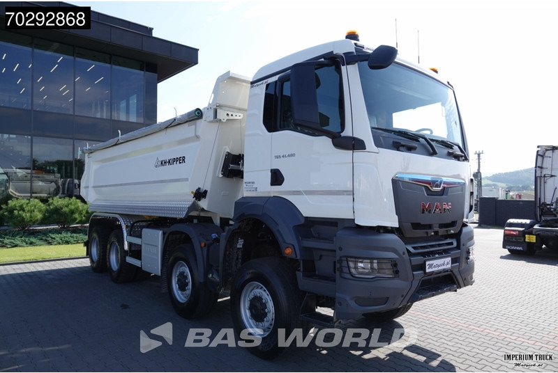 Нови Самосвал камион MAN TGS 41.480 TGS 8X8 Manual 8x8 Hardox Steel Tipper Euro 6: снимка 14