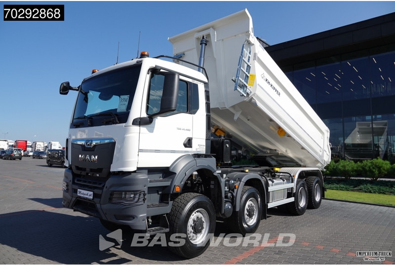 Нови Самосвал камион MAN TGS 41.480 TGS 8X8 Manual 8x8 Hardox Steel Tipper Euro 6: снимка 10