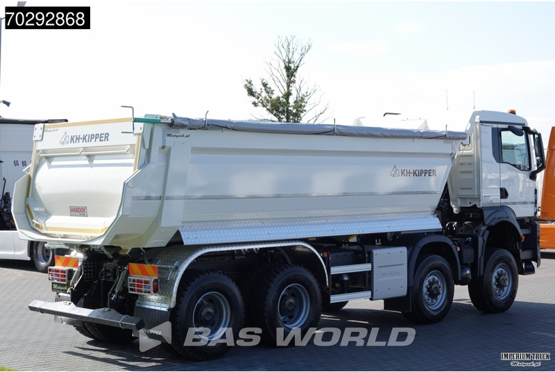 Нови Самосвал камион MAN TGS 41.480 TGS 8X8 Manual 8x8 Hardox Steel Tipper Euro 6: снимка 19