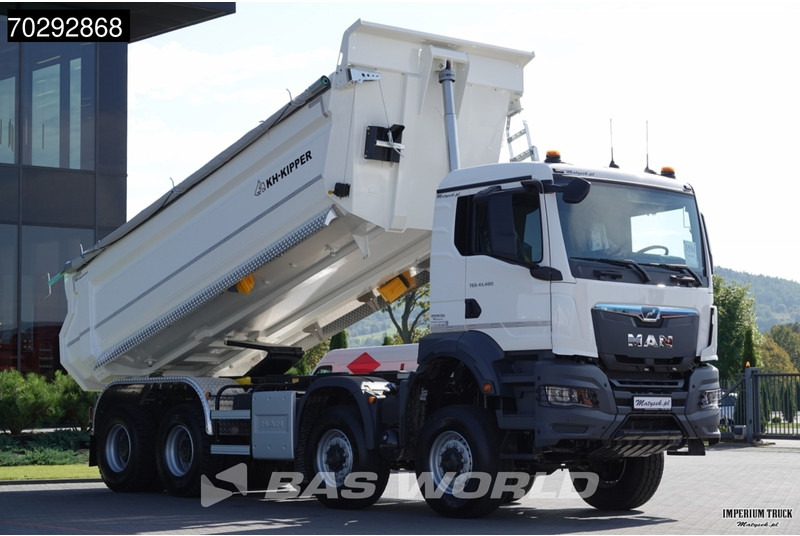 Нови Самосвал камион MAN TGS 41.480 TGS 8X8 Manual 8x8 Hardox Steel Tipper Euro 6: снимка 8