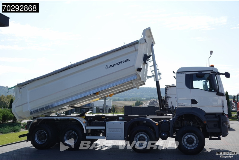 Нови Самосвал камион MAN TGS 41.480 TGS 8X8 Manual 8x8 Hardox Steel Tipper Euro 6: снимка 12