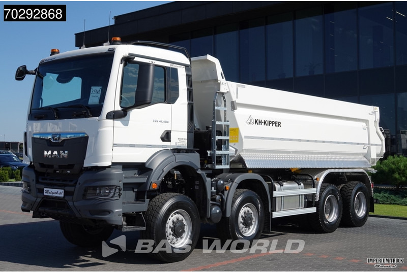 Нови Самосвал камион MAN TGS 41.480 TGS 8X8 Manual 8x8 Hardox Steel Tipper Euro 6: снимка 15
