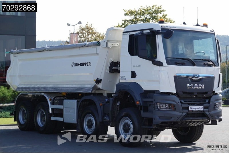 Нови Самосвал камион MAN TGS 41.480 TGS 8X8 Manual 8x8 Hardox Steel Tipper Euro 6: снимка 13