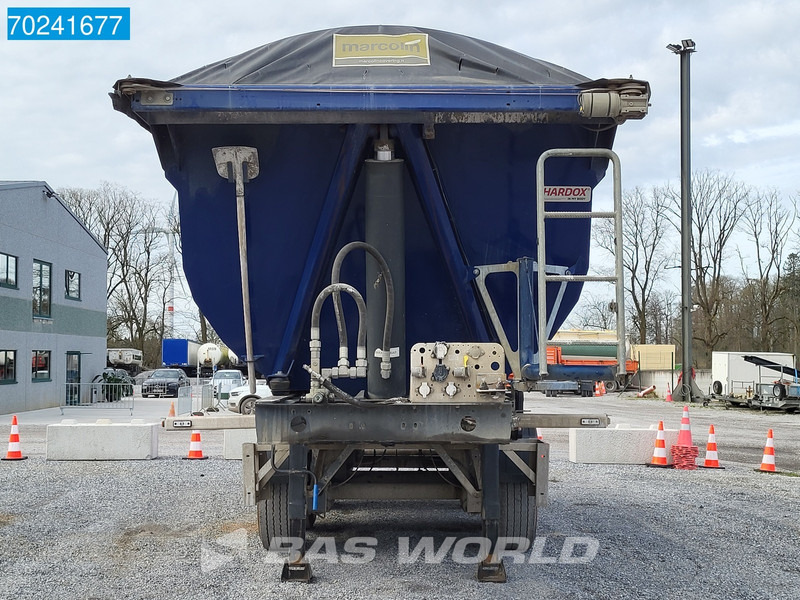 Самосвал полуремарке MOL MO4DAST3 3 axles 27m3 Liftachse Steel Tipper Hardox: снимка 9