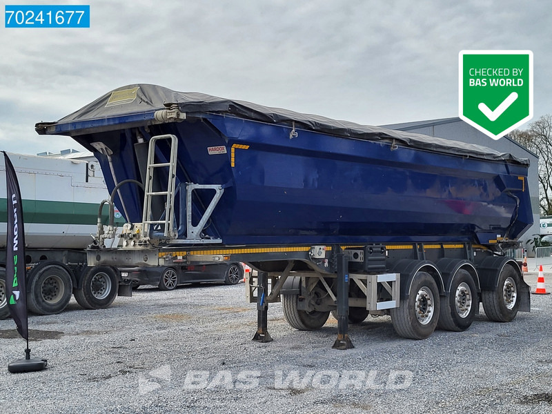 Самосвал полуремарке MOL MO4DAST3 3 axles 27m3 Liftachse Steel Tipper Hardox: снимка 1