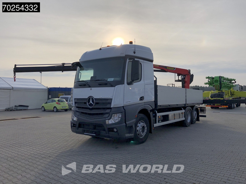 Mercedes-Benz Actros 2646 6X2 Palfinger PK 20.501 L Kran Crane Automatic Euro 6 - Бордови камион, Камион с кран: снимка 2 Mercedes-Benz Actros 2646 6X2 Palfinger PK 20.501 L Kran Crane Automatic Euro 6 - Бордови камион, Камион с кран: снимка 2