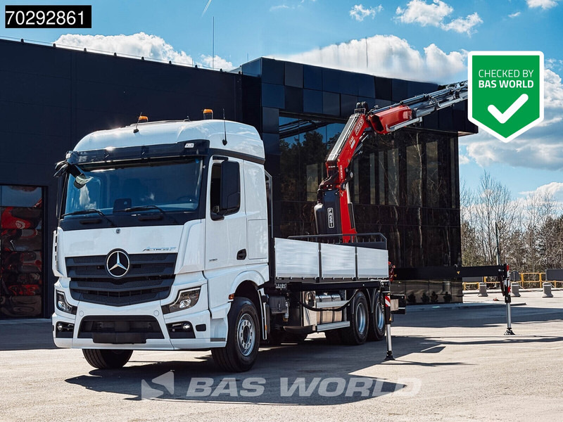 Mercedes-Benz Actros 2651 Actros 6X4 Fassi F486 Led Navi Euro 6 - Бордови камион, Камион с кран: снимка 1 Mercedes-Benz Actros 2651 Actros 6X4 Fassi F486 Led Navi Euro 6 - Бордови камион, Камион с кран: снимка 1