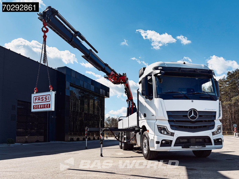 Mercedes-Benz Actros 2651 Actros 6X4 Fassi F486 Led Navi Euro 6 - Бордови камион, Камион с кран: снимка 3 Mercedes-Benz Actros 2651 Actros 6X4 Fassi F486 Led Navi Euro 6 - Бордови камион, Камион с кран: снимка 3