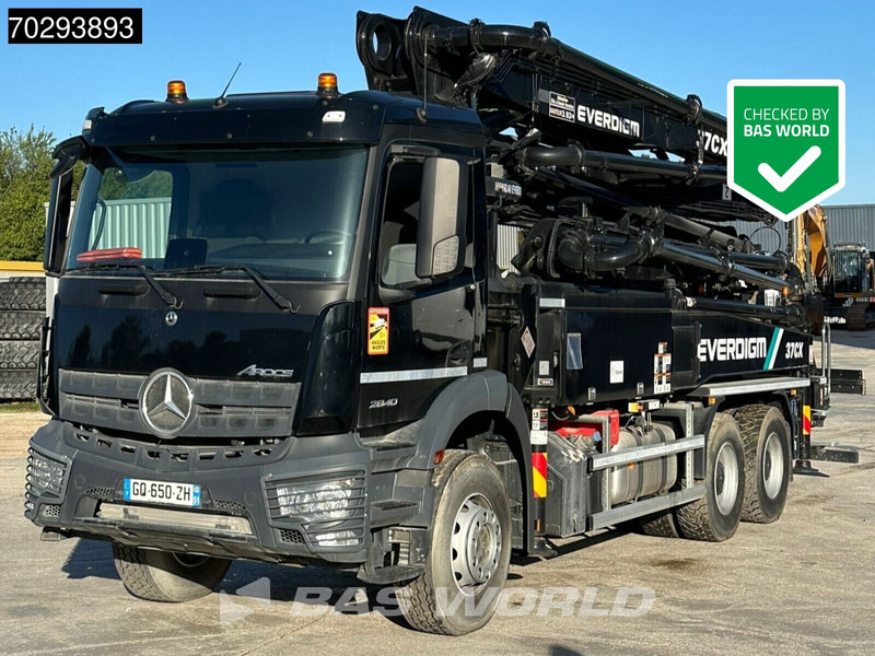 Mercedes-Benz Arocs 2840 Arocs 6X4 NEW! Everdigm 37CX-5 concrete pump Steel Suspension Automatic Euro 6 - Бетон помпа: снимка 1 Mercedes-Benz Arocs 2840 Arocs 6X4 NEW! Everdigm 37CX-5 concrete pump Steel Suspension Automatic Euro 6 - Бетон помпа: снимка 1
