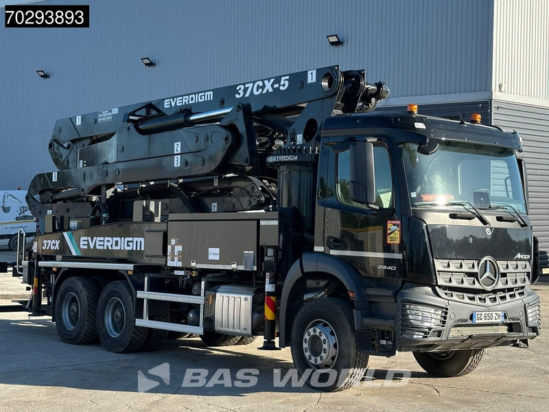 Mercedes-Benz Arocs 2840 Arocs 6X4 NEW! Everdigm 37CX-5 concrete pump Steel Suspension Automatic Euro 6 - Бетон помпа: снимка 3 Mercedes-Benz Arocs 2840 Arocs 6X4 NEW! Everdigm 37CX-5 concrete pump Steel Suspension Automatic Euro 6 - Бетон помпа: снимка 3