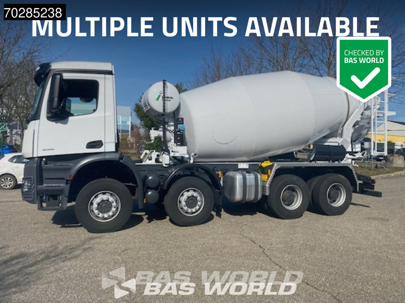 Mercedes-Benz Arocs 4145 8X4 10m3 Schwing Stetter mixer Manual Steelsuspension Euro 3 - Бетоновоз: снимка 1 Mercedes-Benz Arocs 4145 8X4 10m3 Schwing Stetter mixer Manual Steelsuspension Euro 3 - Бетоновоз: снимка 1