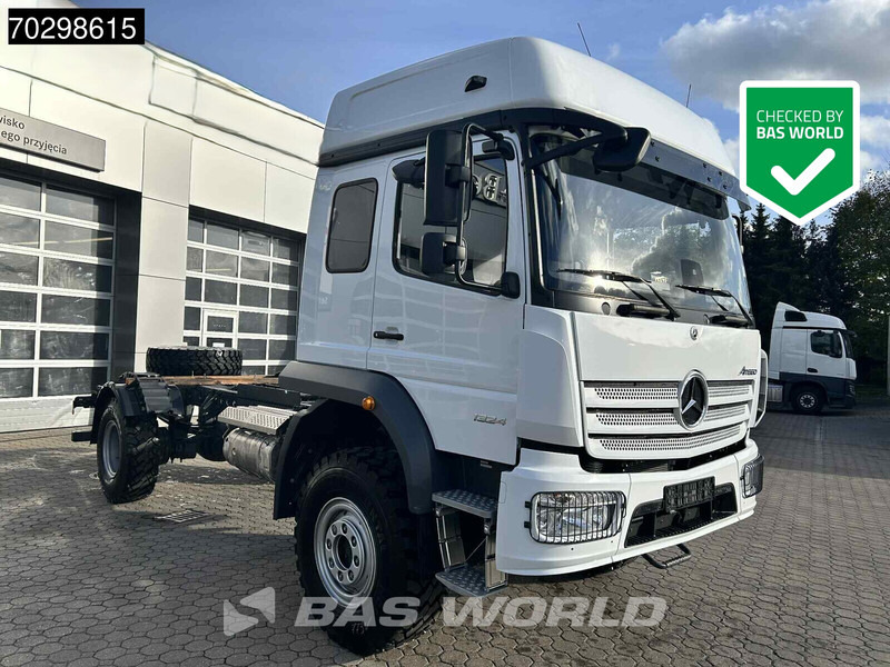 Mercedes-Benz Atego 1324 Atego 4X4 NEW 13.5tons 4x4 chassis Steelsuspension Automatic Euro 6 - Шаси кабина: снимка 1 Mercedes-Benz Atego 1324 Atego 4X4 NEW 13.5tons 4x4 chassis Steelsuspension Automatic Euro 6 - Шаси кабина: снимка 1