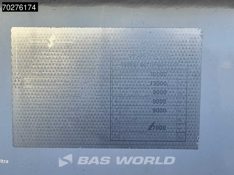 Полуремарке цистерна За превоз на хранителни стоки SPITZER SF2755/4P 3 axles 55m3 Liftachse: снимка 10