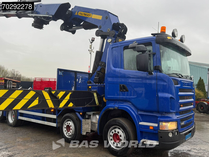 Scania R420 8X2 Palfinger PK100002 Crane Kran + PJ170 JIB Lift Axle Euro 4 - Бордови камион, Камион с кран: снимка 5 Scania R420 8X2 Palfinger PK100002 Crane Kran + PJ170 JIB Lift Axle Euro 4 - Бордови камион, Камион с кран: снимка 5