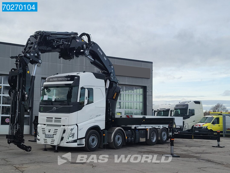Volvo FH 460 8X2 Effer 1000 9S + 6S Kran + Fly-Jib Liftachse VEB+ Euro 6 - Бордови камион, Камион с кран: снимка 2 Volvo FH 460 8X2 Effer 1000 9S + 6S Kran + Fly-Jib Liftachse VEB+ Euro 6 - Бордови камион, Камион с кран: снимка 2