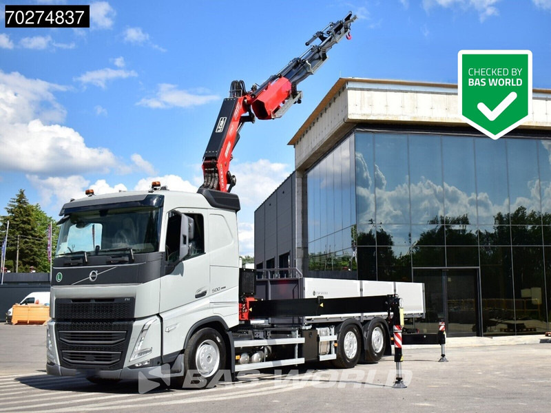 Volvo FH 500 6X2 Fassi F545RA Kran Crane VEB+ Lift-Lenkachse Euro 6 Fassi - Бордови камион, Камион с кран: снимка 5 Volvo FH 500 6X2 Fassi F545RA Kran Crane VEB+ Lift-Lenkachse Euro 6 Fassi - Бордови камион, Камион с кран: снимка 5