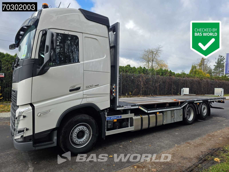 Volvo FH 500 6X2 NEW! Machine transporter Lift+steering Axle VEB+ Euro 6 - Бордови камион: снимка 1 Volvo FH 500 6X2 NEW! Machine transporter Lift+steering Axle VEB+ Euro 6 - Бордови камион: снимка 1
